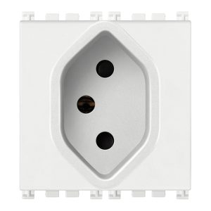 Presa Sicury 2P+T 10A Svizzero 13 Bianco VIMAR 19226.B
