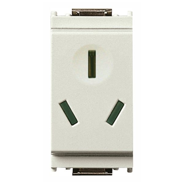 Presa Sicury 2P+T 10A Cinese Bianco VIMAR 16251.B