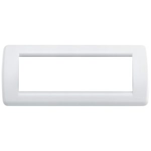Placca Rondò 6M Bianco Brillante VIMAR 16766.01