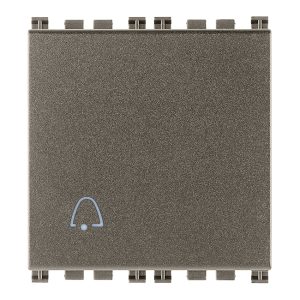 Pulsante 1P No 10A 2M Campanello Metal VIMAR 19008.2.C.M