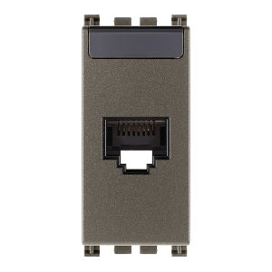 Presa Rj45 Netsafe Cat6 Utp Metal VIMAR 19339.13.M