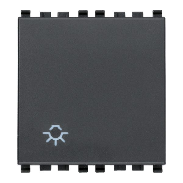 Pulsante 1P No 10A Luce 2M Grigio VIMAR 20008.2.L