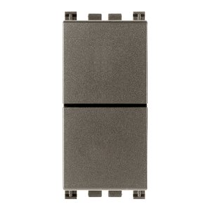 Due Pulsanti Indipend.No+No 10A Metal VIMAR 19066.M