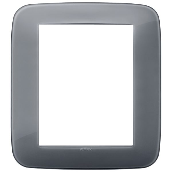 Placca Round 8M Reflex Grigio Fumè VIMAR 19698.61