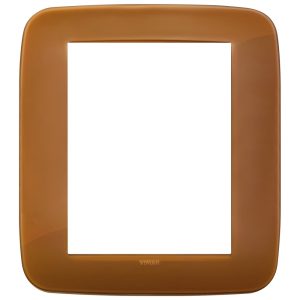 Placca Round 8M Reflex Caramel VIMAR 19698.62