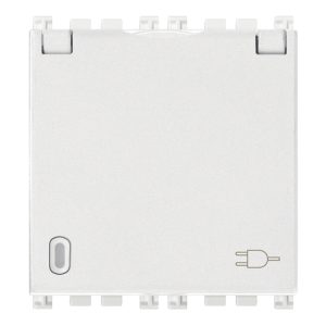 Presa Sicury 2P+T 16A De + Coper. Bianco VIMAR 19208.C.B