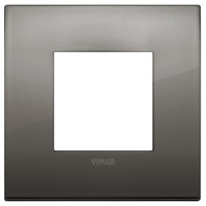 Placca Classic 2M Cromo Nero VIMAR 19642.09