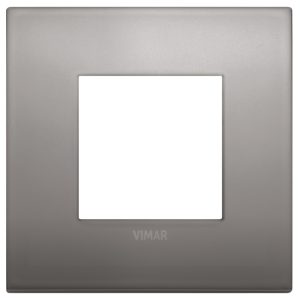 Placca Classic 2M Nichel Nero VIMAR 19642.10