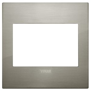 Placca Classic 3M Bs Acciaio Spazzolato VIMAR 19648.08