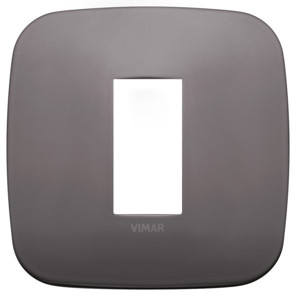 Placca Round 1M Nichel Dark VIMAR 19671.29