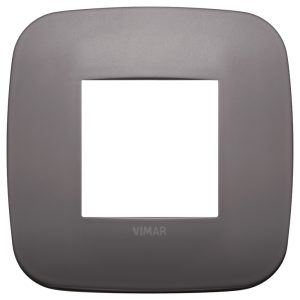 Placca Round 2M Nichel Dark VIMAR 19672.29