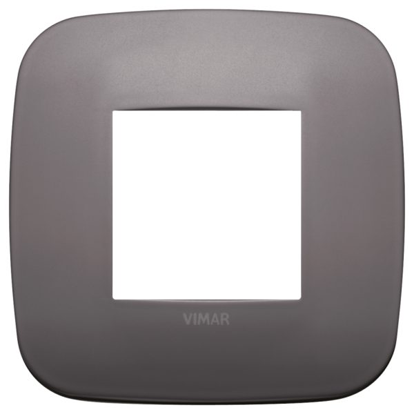 Placca Round 2M Nichel Dark VIMAR 19672.29