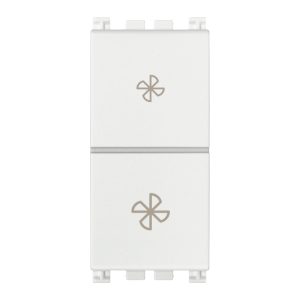 Commutatore 2P 10Ax Fan-Coil Bianco VIMAR 19063.B