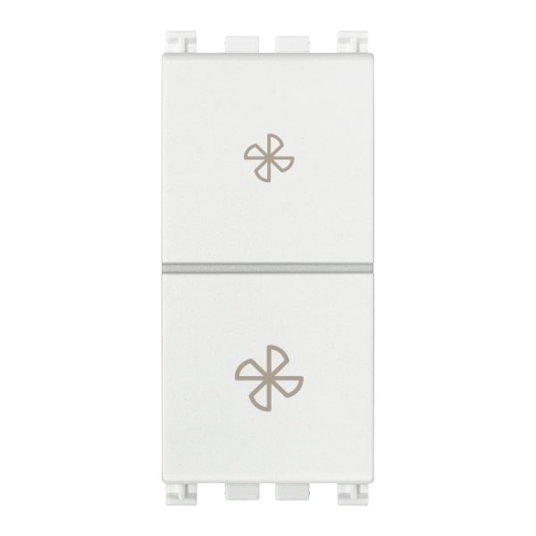 Commutatore 2P 10Ax Fan-Coil Bianco VIMAR 19063.B