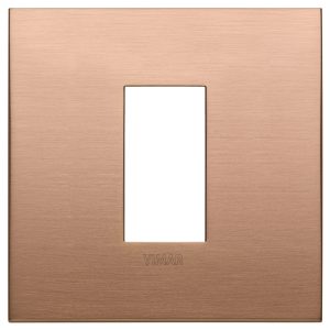 Placca Classic 1M Rame Spazzolato VIMAR 19641.11
