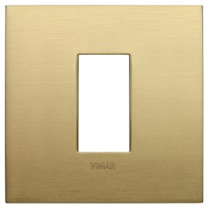 Placca Classic 1M Ottone Spazzolato VIMAR 19641.12.01