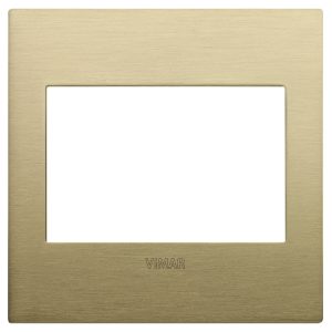 Placca Classic 3M Bs Ottone Spazzolato VIMAR 19648.12.01