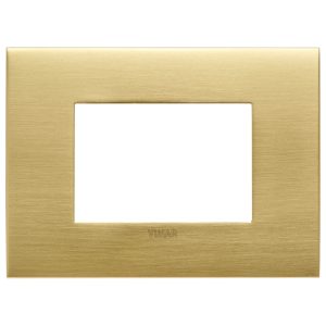 Placca Fit 3M Ottone Spazzolato VIMAR 19953.12.01