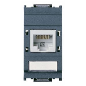 Presa Rj45 R&M Cat5E Utp Grigio VIMAR 16365.1