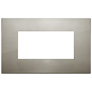 Placca Classic 4M Acciaio Spazzolato VIMAR 19654.08