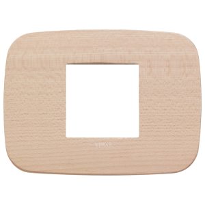Placca Round 2M Centrali Acero VIMAR 19682.53
