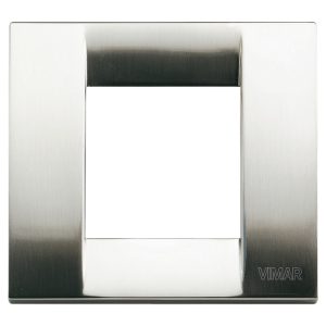Placca Classica 1-2M Nichel Spazz. VIMAR 17092.34