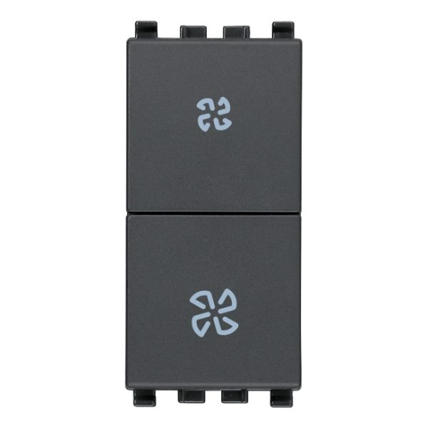 Commutatore 2P 10Ax Fan-Coil Grigio VIMAR 20063