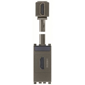 Presa Hdmi Con Cavo A 90° Metal VIMAR 19346.H.M