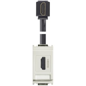 Presa Hdmi Uscita Cavo 90° Bianco VIMAR 16334.H.B