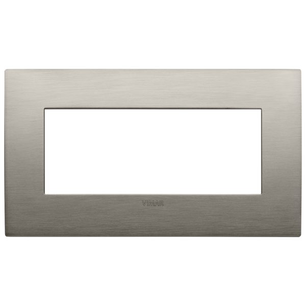 Placca Classic 5M Bs Acciaio Spazzolato VIMAR 19649.08