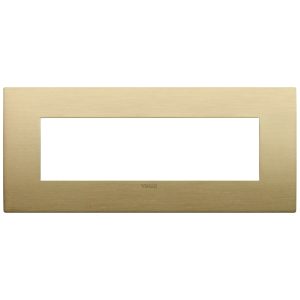 Placca Classic 7M Ottone Spazzolato VIMAR 19657.12.01