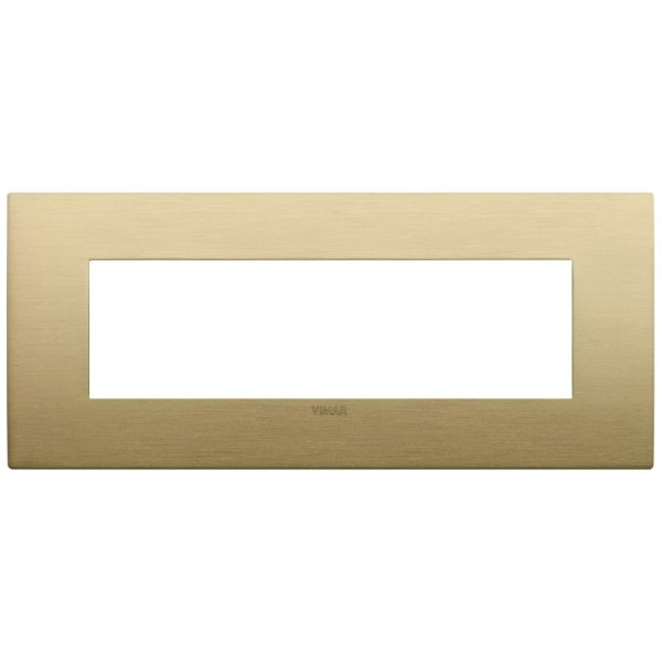 Placca Classic 7M Ottone Spazzolato VIMAR 19657.12.01