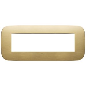 Placca Round 7M Ottone Spazzolato VIMAR 19687.12