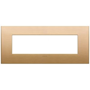 Placca Fit 7M Ottone Spazzolato VIMAR 19957.12.01