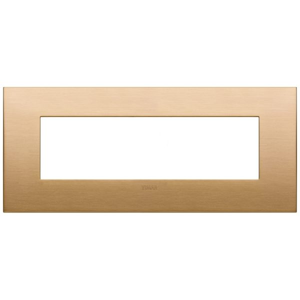 Placca Fit 7M Ottone Spazzolato VIMAR 19957.12.01