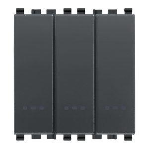 Tre Interruttori 1P 20Ax Grigio VIMAR 20003