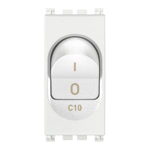 Interruttore Mt 1P+N C10 120-230V Bianco VIMAR 19405.10.B