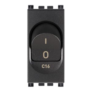 Interruttore Mt 1P+N C16 120-230V Grigio VIMAR 19405.16