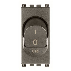 Interruttore Mt 1P+N C16 120-230V Metal VIMAR 19405.16.M