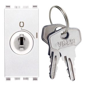 Interr. 2P 16Ax + Chiave Unif. Bianco VIMAR 20083.CU.B