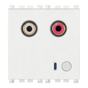 Ingresso Audio Rca 2M Bianco VIMAR 19582.B