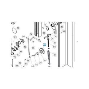 Disco Supporto Sblocco SIGNO Ricambio Originale NICE PPD1386.4540