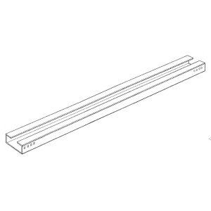 Profilo Guida Lunghezza 3000Mm Ricambio Originale NICE PMD1532R02.4610