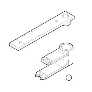 Gruppo Fissaggio Metro MFAB M-FAB R01 Ricambio Originale NICE PRME04R01