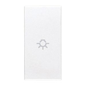 Tasto 1M Simbolo Luce Assiale Bianco VIMAR 20131.L.B