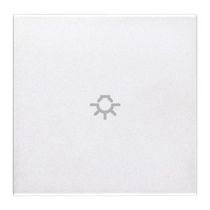 Tasto 2M Simbolo Luce Assiale Bianco VIMAR 20132.L.B