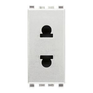 Presa Sicury 2P 16A Usa+Eu Ø4,8Mm Next VIMAR 20234.N