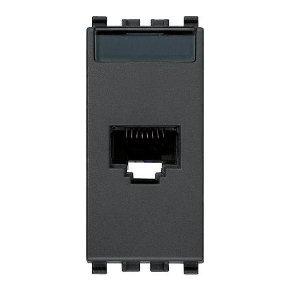 Presa Rj45 Netsafe Cat6 Utp Grigio VIMAR 20339.13