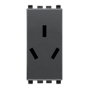 Presa Sicury 2P+T 10A Cinese Grigio VIMAR 20251