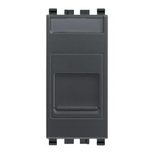 Presa Rj45 Cat6 Utp Con Portello Grigio VIMAR 20337.6